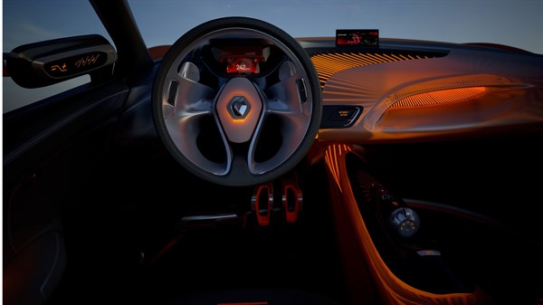 Renault CAPTUR Concept - zoom sur le tableau de bord