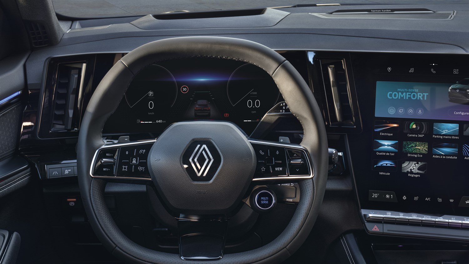أوضاع القيادة Multi-Sense في رينو أوسترال Comfort Eco Sport Perso
