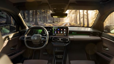 système openR link & habillages de la planche en textile brun profond