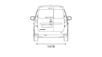 EXPRESS dimensions arrière